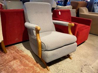 Low Old School Spring Rocker Armchair