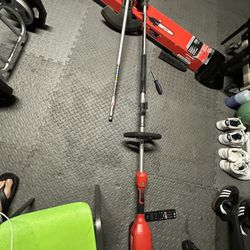 Milwaukee M18 QUIK-lok Trimmer And Saw Pole With 6ah Battery And Charger Like New 