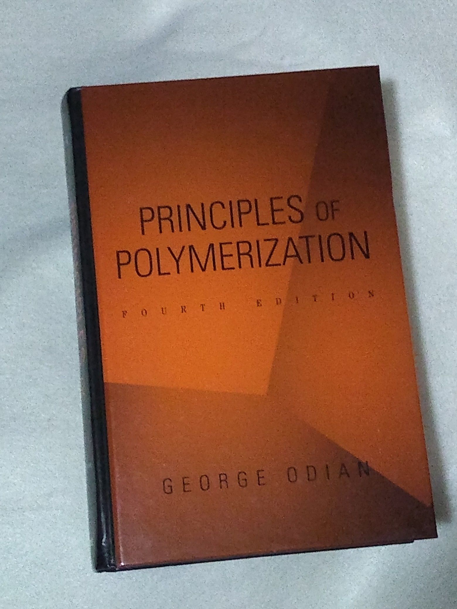 Textbook, Principles of Polymerization, Odian 4th. Ed.