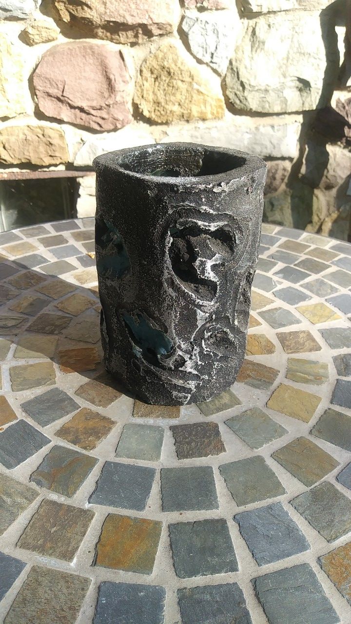 Vintage Mid Century Modern Brutalist Vase