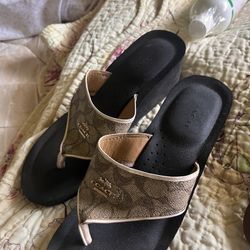 Sandals Coach & Tory Burch Size 7.5 ,8, 8.5 Lether Boots Very Nice $50 ,$100 Boots
