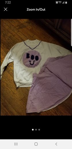 Adult Cheerleading Costume Boo University Size Large 