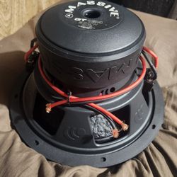 Massive GT 12" Dual 4ohm 500 Rms Subwoofer  New $120 I Have 3 Available Price Is Firm