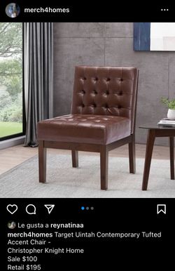 Target Uintah Contemporary Tufted Accent Chair - Christopher Knight Home