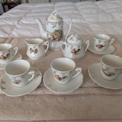 Children's Vintage Porcelain Tea Set