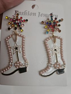 Cowgirl Boot Earrings