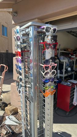 Sunglasses Rack With Mirror
