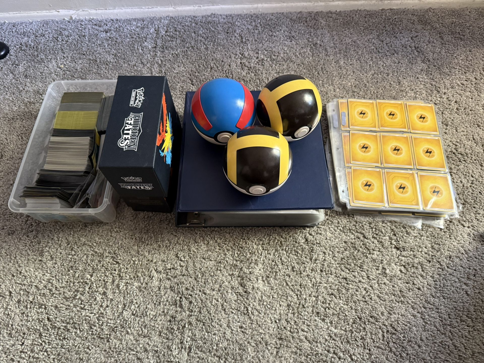 Pokemon Cards And Pokeballs