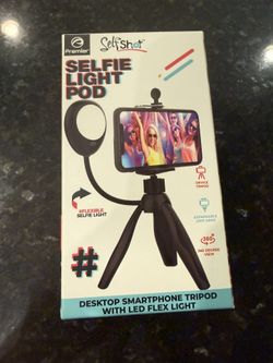 Smartphone Tripod With LED Flex Light-Selfie Light Pod