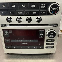 03-07 Infi G35 Coupe Radio w/ Climate Controls - $125