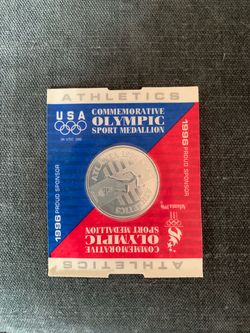 1996 Atlanta Olympics Commemorative Athletics Sport Medallion