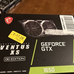 MSI 1650 Gpu For Computer