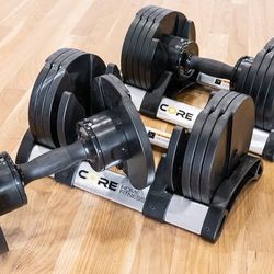 Core Home Fitness Adjustable Dumbbells 5-50
