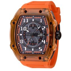 Invicta Racing Cyclone Men's Watch - 48.5mm, Orange (48718)