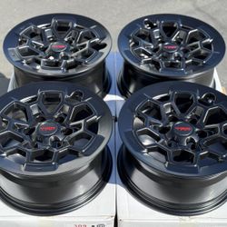 17" Wheels Rims TRD PRO Toyota 4Runner Tacoma Tundra Sequoia Chevrolet Silverado GMC Sierra GX Tires