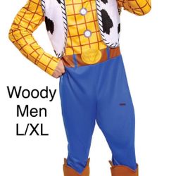 Woody Toy Story Men’s Costume. Large - XL Halloween 