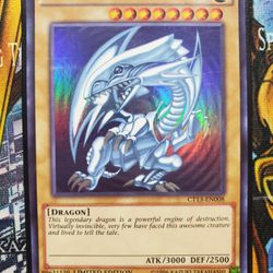 Yugioh Blue Eyes White Dragon Ultra Rare CT13