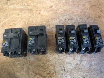 Square D Circuit Breakers 30 Amp Double pole 20 Amp single pole