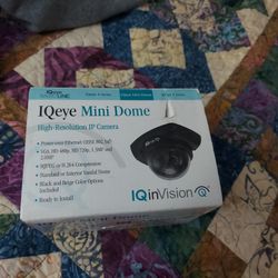IQ eye Mini Dome High-resolution IP Camera
