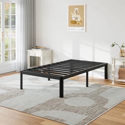 Twin XL 16" Metal Bed Frame – New in Box –