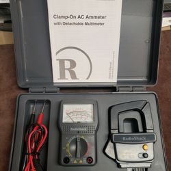 NEW O/S Analog Multimeter with Clamp-on Ammeter
