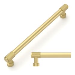 10 Pcs Brushed Gold Knurled 10" Center Hole Cabinet knobs handles and Pulls  #126A675061