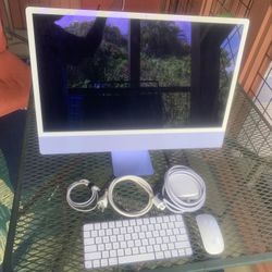 24” M1 iMac 16gb Ram 256gb SSD 