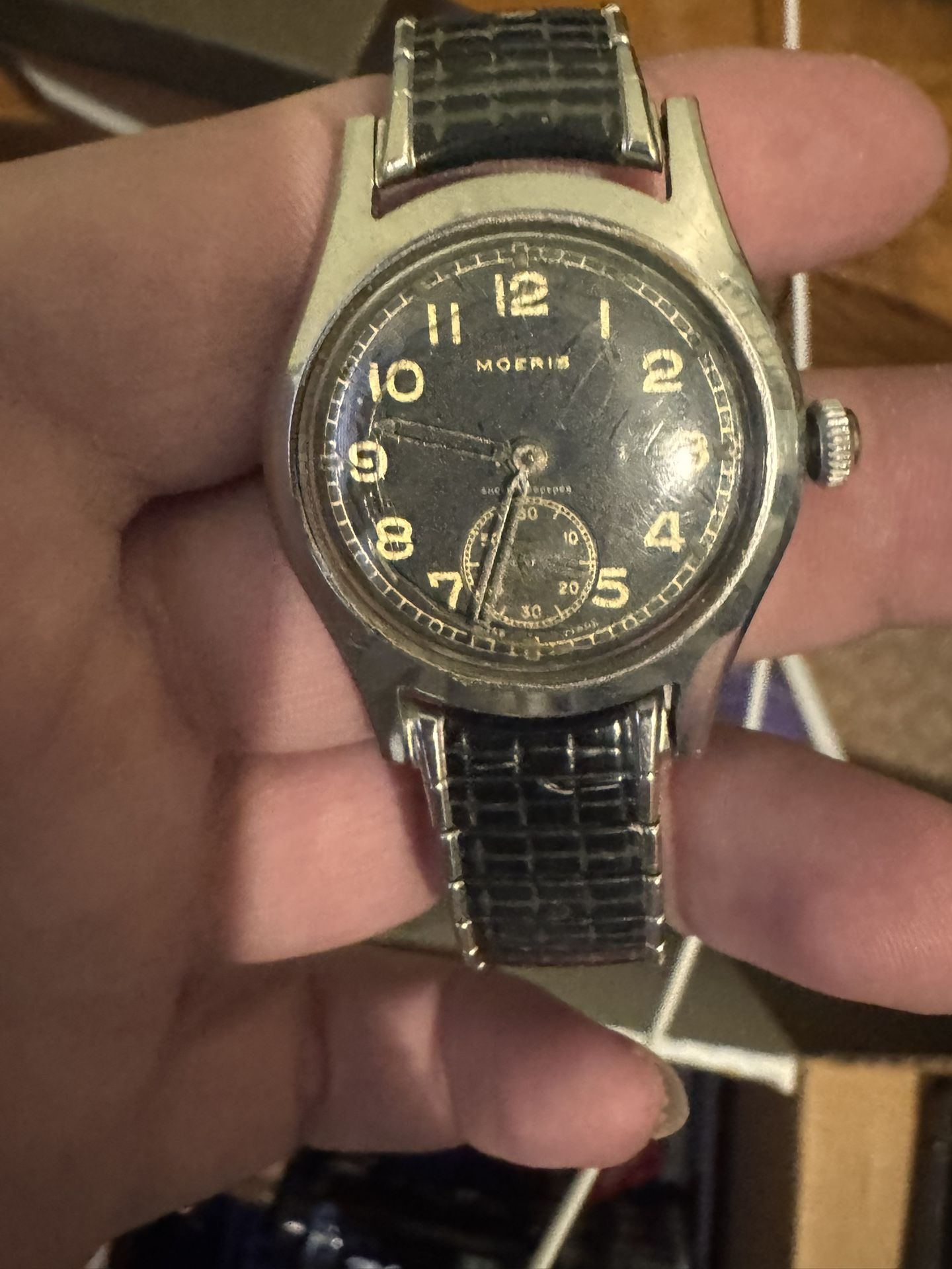 Moeris “dirty dozen style” Swiss Made WW2 Mechanical Military Watch