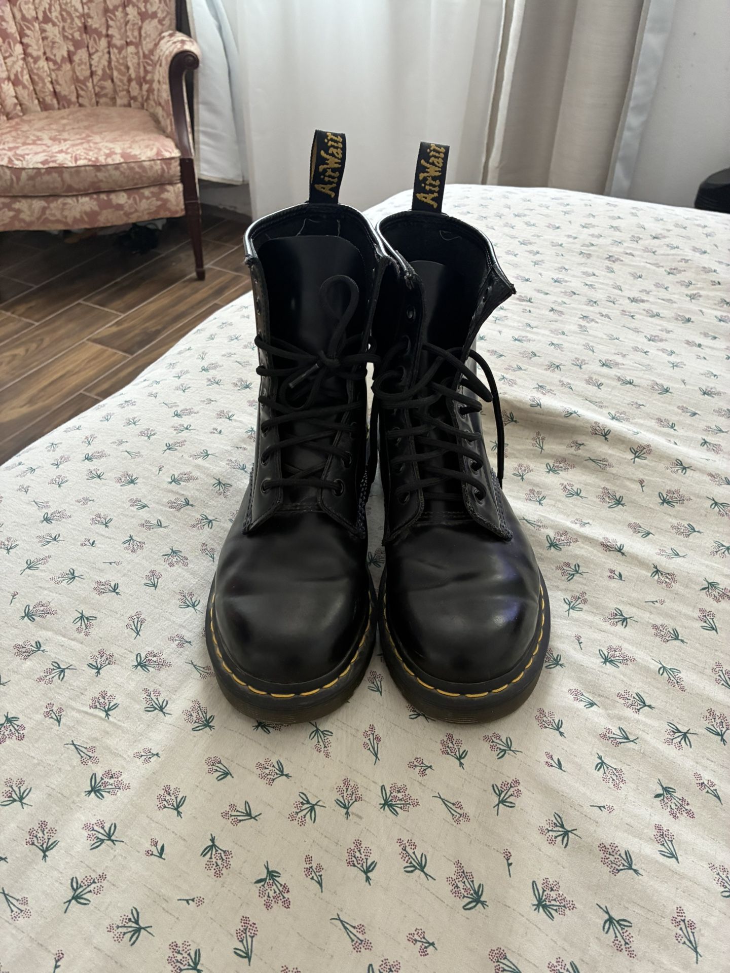 Dr. Martens Smooth Leather Lace Up Boots