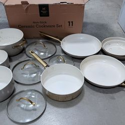 11Piece Ceramic Non-Stick Cookware set