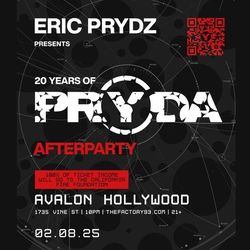 Afterparty Eric Prydz Pryda - Sat Avalon
