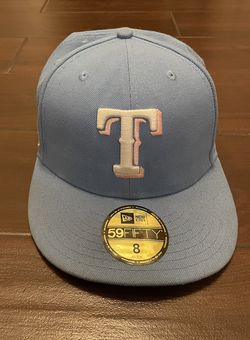 Texas Rangers Hat New Era 59FIFTY Cotton Candy Fitted (Size 8)