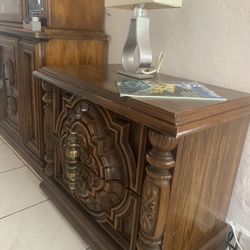 2 antique hand-carved bedside tables. A true relic!