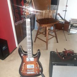 Shecktor diamond With Fender Jr Blues 