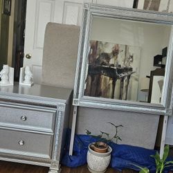 Mirror  and  Night Stand 