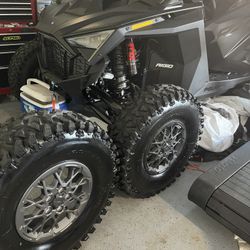 Polaris Pro r Rims Tires  