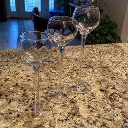 Three Tea light Candle Holders
