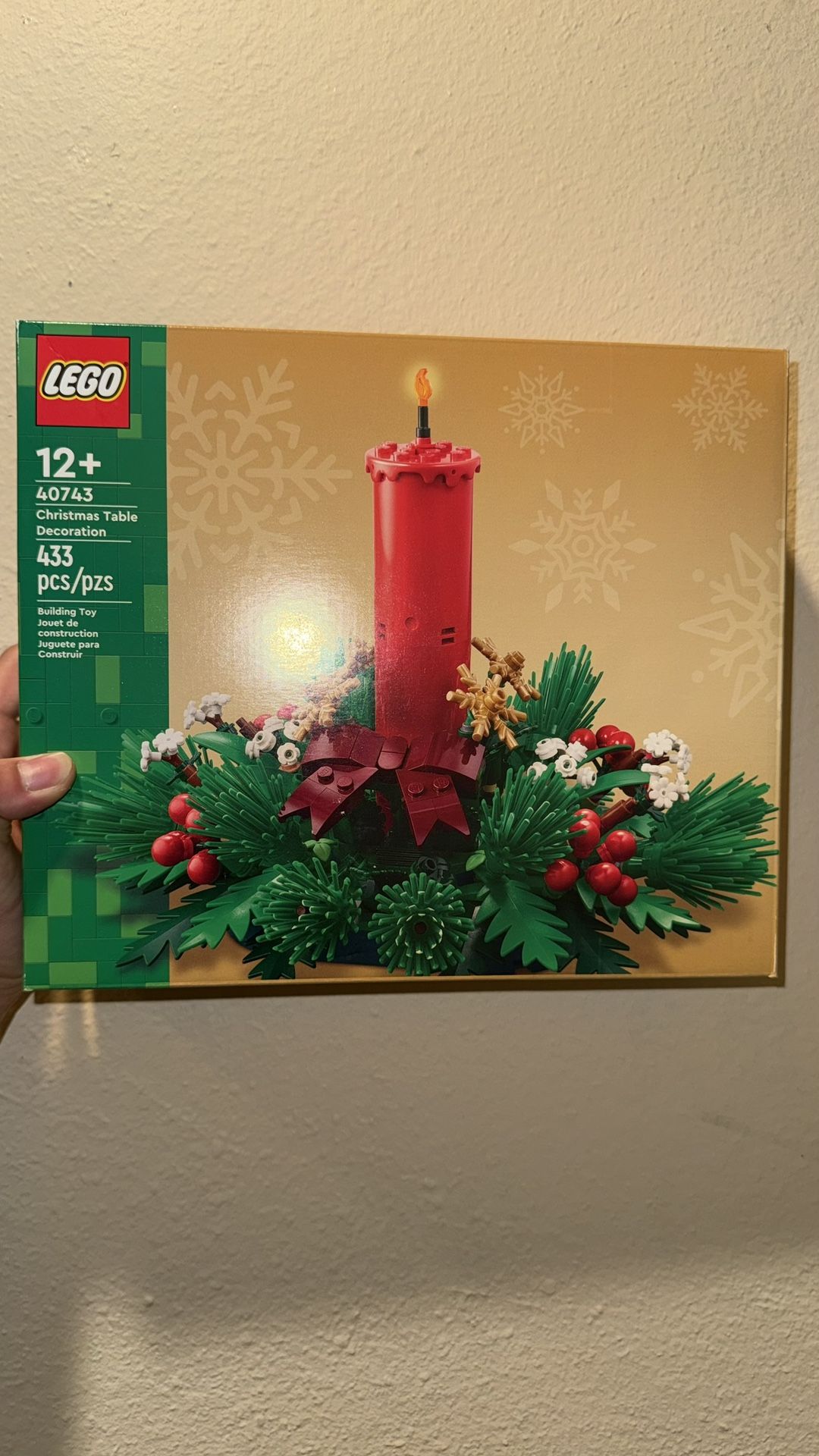 LEGO 40743 Christmas Table Decoration Candle Building