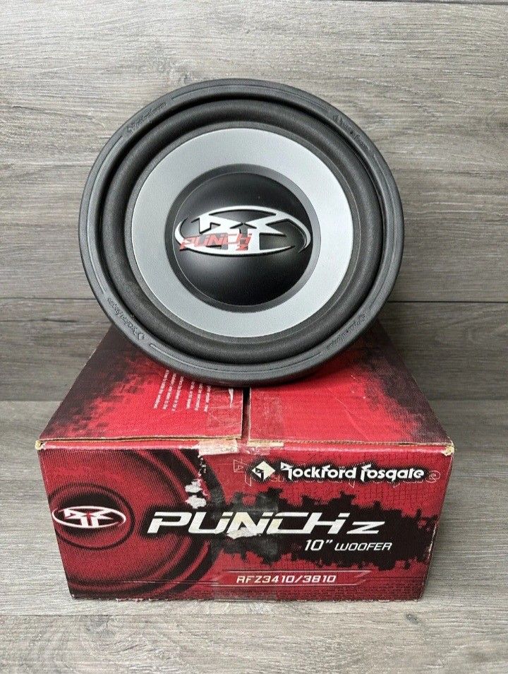 2x  10" Fos♦️gate PUNCH  SVC Subwoofer