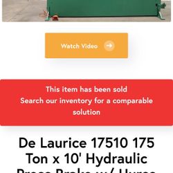 Hydraulic Press Brake Machine 