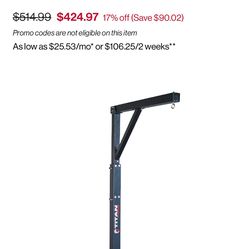 Titan Fitness Adjustable Heavy Bag Boxing Stand