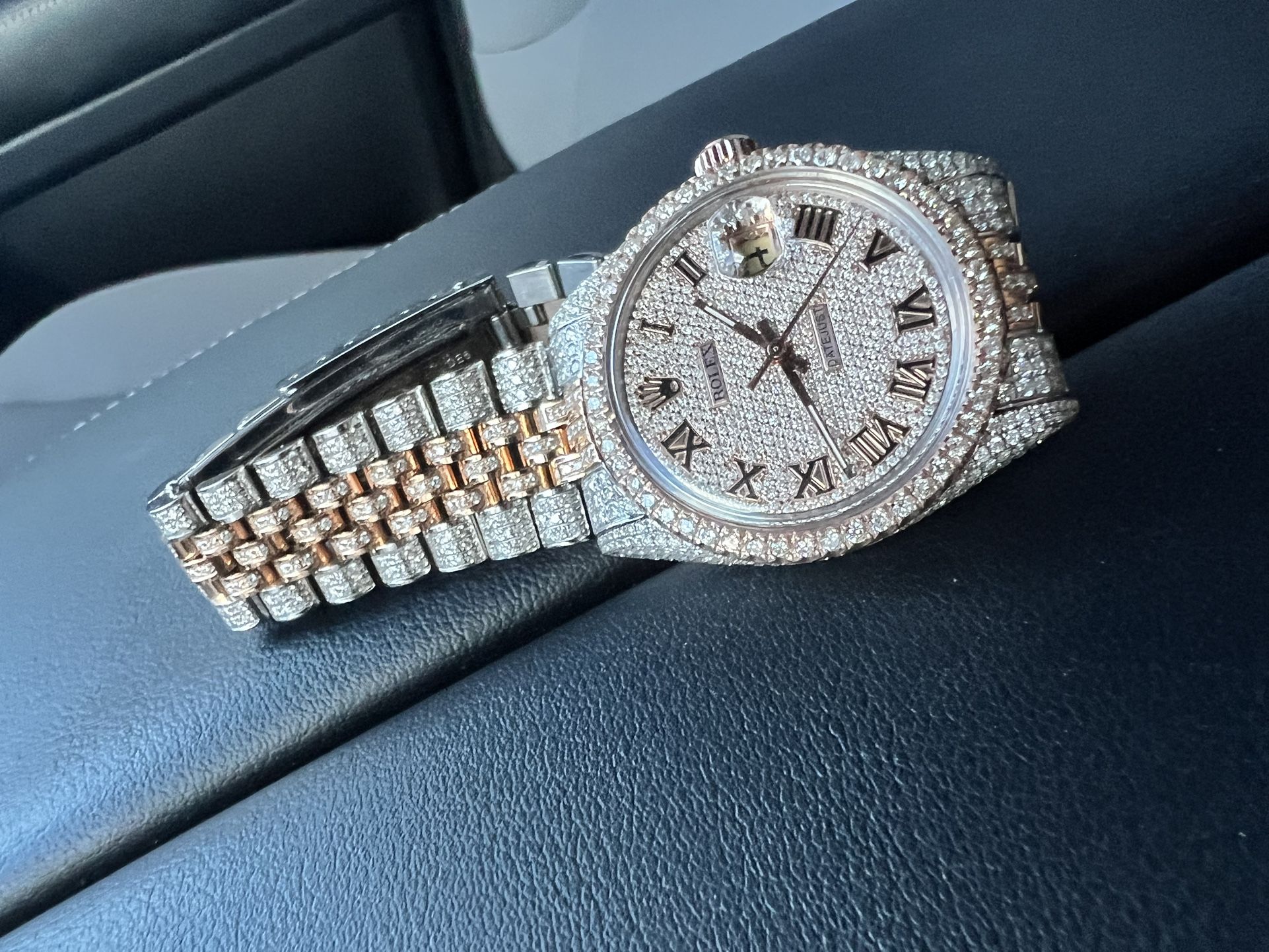 Date Just Rolex Full Diamonds