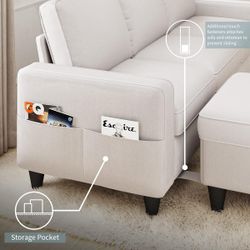 Sillon para 3 personas con Ottoman