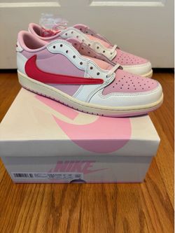 Jordan 1 Low OG SP  Travis Scott “Tropical Pink” Size: 10.5 Men