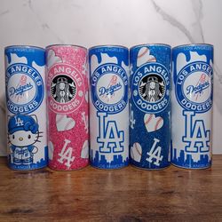 20oz Custom Dodgers Tumbler
