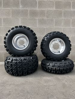New ATV Quad Tires with Wheels 21/7-10 & 20/10-9