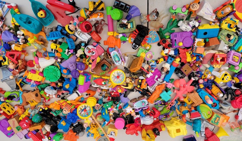 Over 350 Toys From McDonald's, Etc, Great Condition
