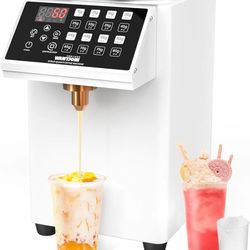 WantJoin Automatic Fructose Dispenser for Commercial, Stainless Steel Syrup Dispenser for Bubble Tea Equipment, Fructose Quantitative Machine with Mea