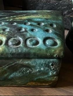 Vintage Bagni ‘Sea Garden’ Italian Pottery Table Box