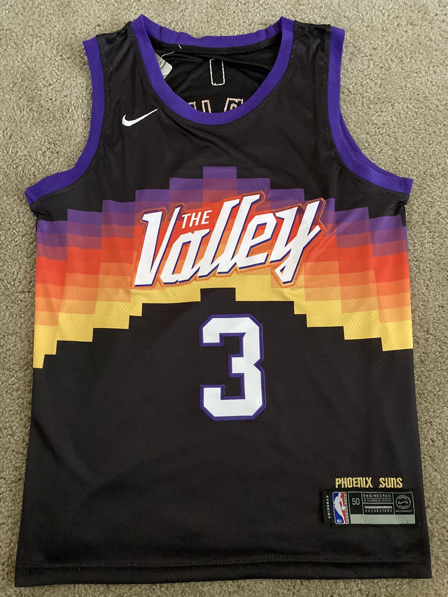 NEW Nike Phoenix Suns Mens Chris Paul The Valley NBA Basketball Jersey Size  L